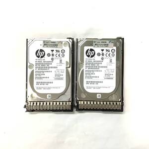 S6082160 HP 1TB SAS 7.2K 2.5インチ G8マウンタ HDD 2点【中古動作品】1125