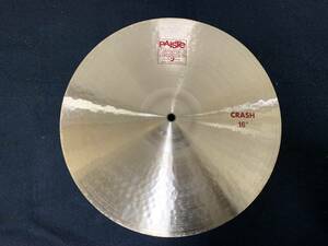 送料無料 状態良 PAISTE 2002 RED CRASH 16インチ パイステ 2002 クラッシュ dw シンバル