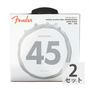 フェンダー Fender Bass Strings Nickel Plated Steel 82505M 45-130 5弦エレキベース弦×2セット