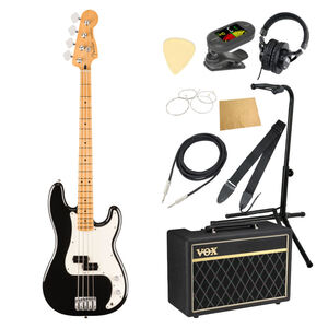 Fender フェンダー Player II Precision Bass MN Black エレキベース VOXアンプ付き 入門10点 初心者セット