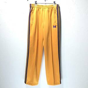 22SS NEEDLES TRACK PANT POLY SMOOTH Sサイズ KP220 イエロー ゴールド ニードルス トラックパンツ ポリスムース ネペンテス ジャージ