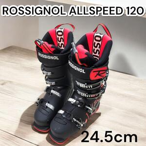 ★美品★ロシニョール ALL SPEED 120 24.5cm スキーブーツ ROSSIGNOL メンズ レディース レーシング 基礎スキー デモ スピード