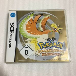 DS pokemon GOLDENE EDITION HEART GOLD ポケットモンスターハートゴールド 欧州版(EU) ドイツ語