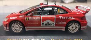 1/43 プジョー３０７WRC モンテカルロラリー2004(カスタム仕様)