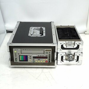 SONY DSR-45 DVCAMレコーダー（ドラム時間 31×10時間/運搬ケース付き/DVCAM・DV）【中古/再生・録画OK/動作品】#401811