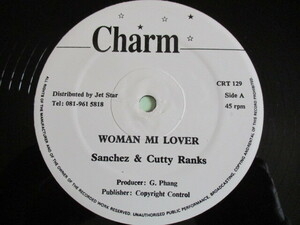 SANCHEZ, CUTTY RANKS 12！WOMAN A MI LOVER, 美盤