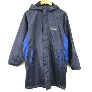 チャンピオン/Champion★中綿入り/ベンチコート【160cm/キッズ/レディース/紺×青/navy blue×blue】サッカー/野球/Coats/Jumpers◆pBH281