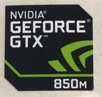 ■新品・未使用 ■10枚セット 【NVIDIA GEFORCE GTX 850M】エンブレムシール【18*18㎜】送料無料・追跡サービス付き☆P188