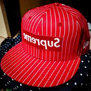 【出品終了予定によりお早めに】Supreme COMME des GARCONS Newera 2014 Box Logo Cap シュプリーム×コムデギャルソン キャップ 