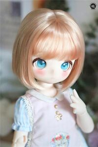 BJDドール用ウィッグ MDD/kumako/DDサイズ通用 全3色 8-9インチ 球体関節人形 doll