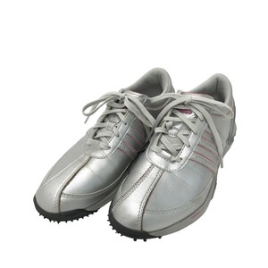 ADIDAS GOLF アディダスゴルフ 670882 トラクションライト FM ゴルフシューズ シルバー系 23.5 [240101254025] ゴルフウェア レディース