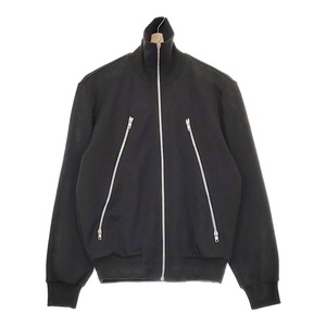 5-0119M♪MAISON MARGIELA 新品 Track Jacket 八の字 ハの字 ポリエステル S50HG0033 46 ジャケット ブラック メゾンマルジェラ F98541