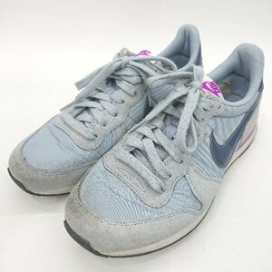 ◇ NIKE ナイキ スニーカー サイズ24.5 ライトブルー パープル レディース E