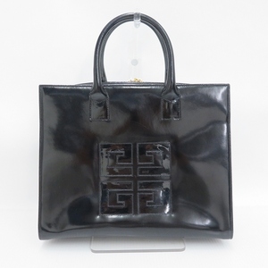 #axb ジバンシイ GIVENCHY ハンドバッグ ロゴ 黒 ヴィンテージ オールド レディース [782482]