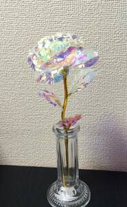 送料無料【造花】バラ 薔薇『オーロラ ローズ オーロラ フラワー』新品
