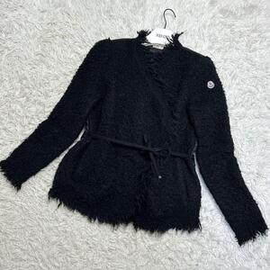 MONCLER モンクレール カーディガン ダウン MAGLIA CARDIGAN ブラック ジャケット 羽織り M 