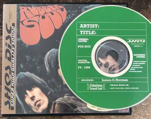 究極高音質SHQS盤The Beatles / Rubber Soul: Super High Quality Sound: Fabulous Sound Lab / Limited Edition No.000297 (1CDR) / Mega