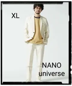 NANO universe【美品】セットアップ スーツ ベージュ XL