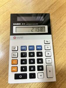 CASIO JS-8 ソーラー ELECTRONIC CALCULATOR