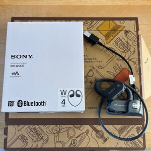 SONY ソニー　イアホン　デジタルミュージックプレイヤー　NW-WS623 ブラック　4GB