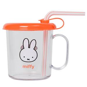 クツワ(Kutsuwa) ミッフィー ストロー付きコップ miffyキッズランチシリーズ MF813 日本製