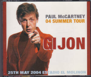 3枚組ライヴCD ポールマッカートニー/04 SUMMER TOUR GIJON [3CD/Estadio El Molinon GIJON SPAIN 25th May 2004]