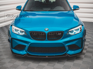 BMW M2 F87 フロント バンパー カナード / バンパー フィン スポイラー エプロン ディフューザー エアロ