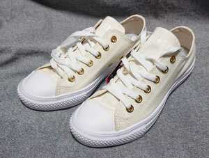 未使用 CONVERSE×earth コンバース×アース ALL STAR Light OX アイボリー 23.5