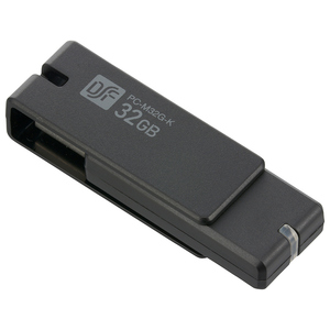 USB3.1Gen1(USB3.0)フラッシュメモリ 32GB 高速データ転送｜PC-M32G-K 01-0049 オーム電機