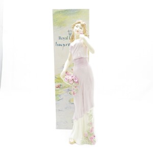 美品 ROYAL DOULTON ロイヤルドルトン Impressions Tender Moment フィギュリン HN4192 置物 陶器人形 英国 オブジェ SU9329U2