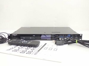 【録再可】TEAC/TASCAM SS-R100 ソリッドステートステレオオーディオレコーダー ワイヤードリモコン、元箱有 ティアック ◆ 6F965-5