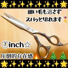 スパスパ切れる理美容師プロ用シザーカットバサミ☀トリマートリミングペットにも良⭐