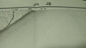 　古地図 　厚内　北海道　地図　資料　43×53cm　大正９年測量　参謀本部