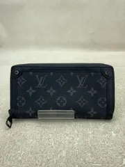 LOUIS VUITTON トランク・ジッピー・ウォレット_モノグラム・エクリプス_BLK PVC ブラック モノグラム メンズ