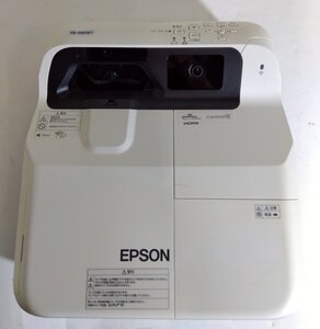 【埼玉発】【EPSON】 ビジネスプロジェクター　EB-685WT　ランプ使用時間：高1838h、低112h　★リモコン付き★動作確認済★　(6-972)