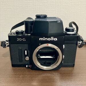 xMinolta X-1 ボディ ミノルタ SLR AUTOなし露出計 ジャンク 難あり