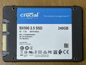 cruciall 2.5インチ SSD 240GB