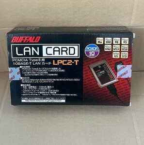 未使用★BUFFALO バファロー LPC2-T PCMCIA TYPE II用 LANカード★GT54