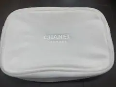 【訳あり】CHANEL 起毛素材 マルチポーチ 化粧ポーチ