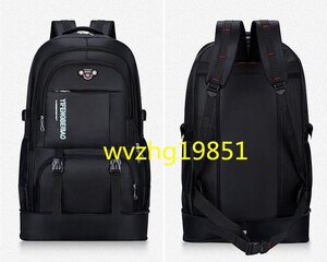 バッグ 防災リュック パック ザック大容量65Ｌ 登山 リュック リュックサック 登山バック バックパック 旅行 アウトドア ブラック