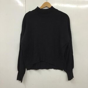 SLY 表記無し スライ ニット、セーター 長袖 スタンドネック Knit Sweater 黒 / ブラック / 10119579