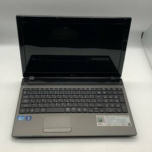 【パソコン】ノートPC CPU:Corei5-2410M/2.30GHz メモリ:2GB HDD:320GB ASPIRE5750-N52C/K ACER ジャンク 2024426B001