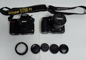 ニコン　富士フイルム　デジタル一眼レフカメラ2台まとめNikon　D700 　FX FUJIFILM FinePix S5 Pro ジャンク品　現状販売