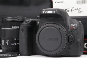 【 極美品 | シャッター数 わずか1100回 】 Canon EOS Kiss X9i EF-S 18-55 レンズキット 【 カメラバッグ・プロテクター 追加付属 】