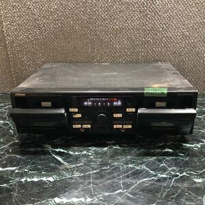 MYM6-86 激安 Victor TD-W313 DOUBLE CASSETTE DECK 通電OK 中古現状品 ※3回再出品で処分