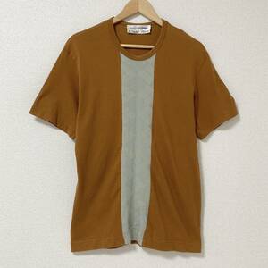 COMME des GARCONS SHIRT アーガイル チェック 切替 Tシャツ Mサイズ コムデギャルソンシャツ 半袖 カットソー Tee archive 4010366