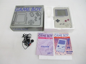 422P 初代 ゲームボーイ DMG-01 ゲーム機本体 箱 説明書付き ★ 動作確認済み GAME BOY NINTENDO ニンテンドー