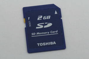 2GB SDカード　TOSHIBA 