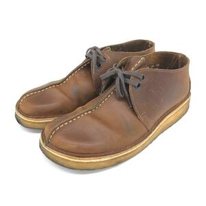 ◆Clarks クラークス ブーツ 7 1/2◆31319 ブラウン メンズ 靴 シューズ boots ワークブーツ