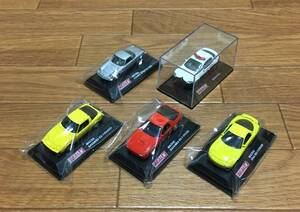 ロータリー関連コレクション ▼ RE08 5台セット ミニカー RX-7 SA22C FC3S FD3S RX-8 パトカー仕様 警察 マツダ MAZDA まとめて